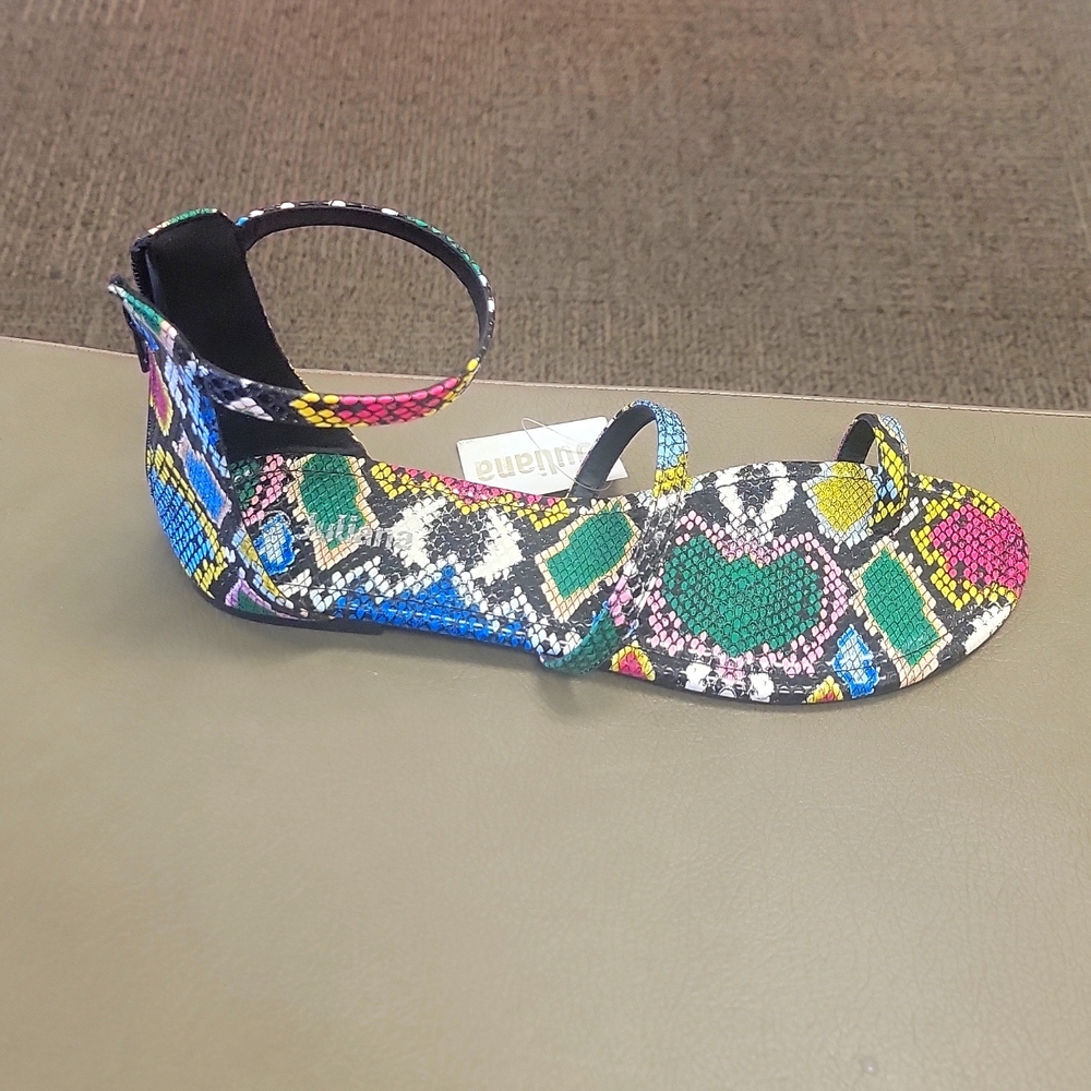 Snake skin sandal